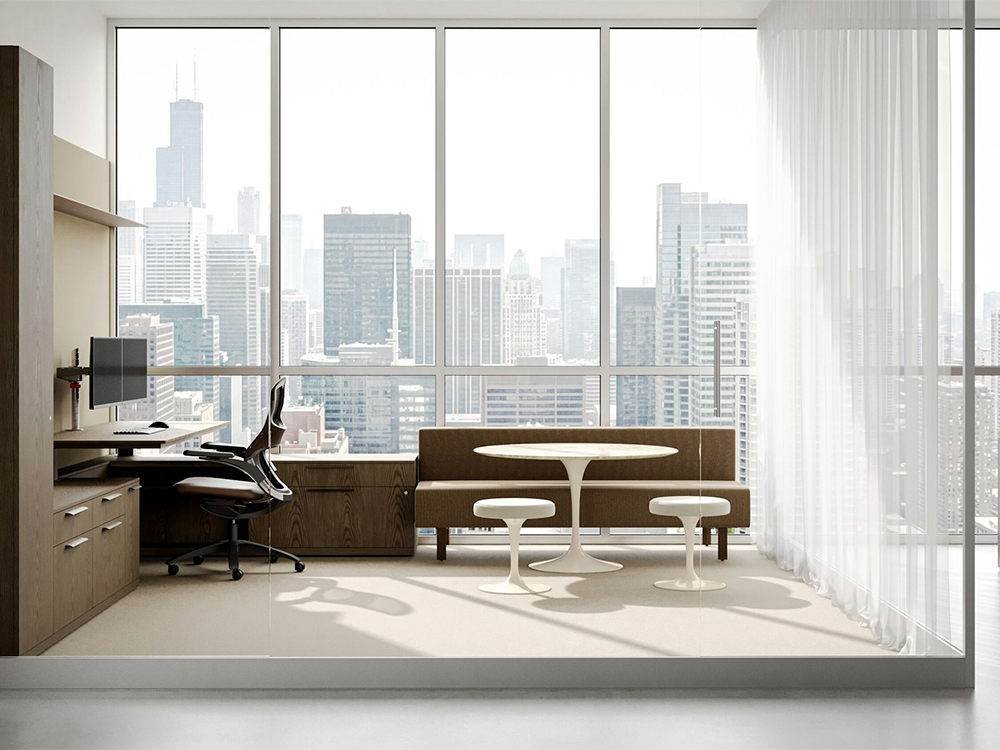 Saarinen Dining Table and Tulip Stools