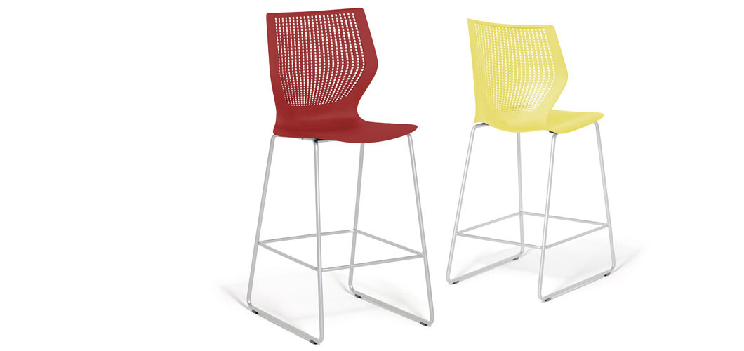 MultiGeneration by Knoll Stool Multipurpose Plastic Office Barstool