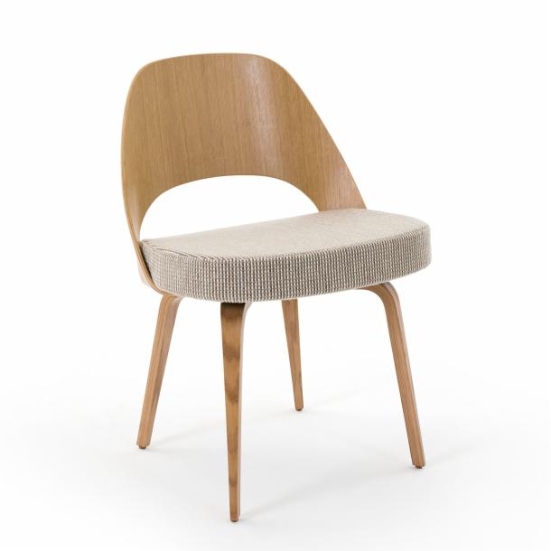 Saarinen Executive Chair - Veneer Back with Wood Legs