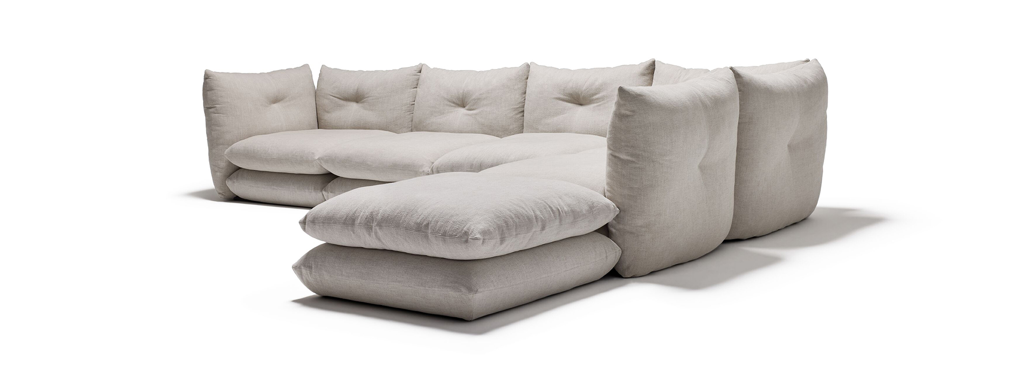 Knoll Perron Pillo Sofa by Willo Perron